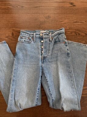 Levi's Light Blue High-Rise Button-Fly Women's Jeans